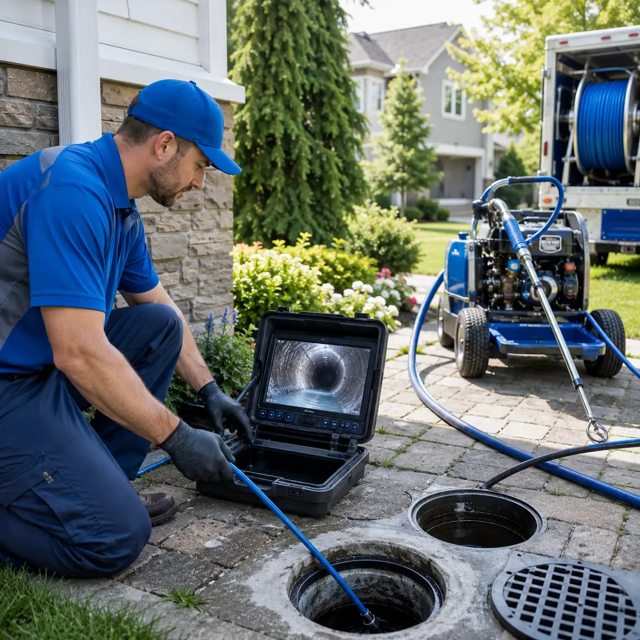 Outdoor drain cleaning professionals serving Stone Park, IL