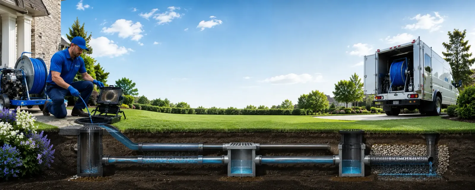 Outdoor drain cleaning information for Stone Park, IL